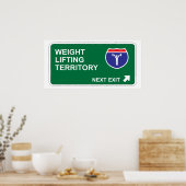 Gewicht optillen Volgende uitgang Poster (Keuken)