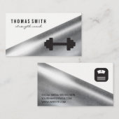 Gewicht | Schaal | Metaal Visitekaartje (Voorkant / Achterkant)