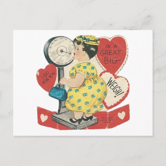  gewicht Valentijn liefde Feestdagenkaart (Voorkant)