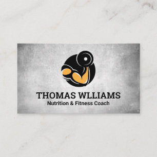 Gewicht van arm-kromming visitekaartje