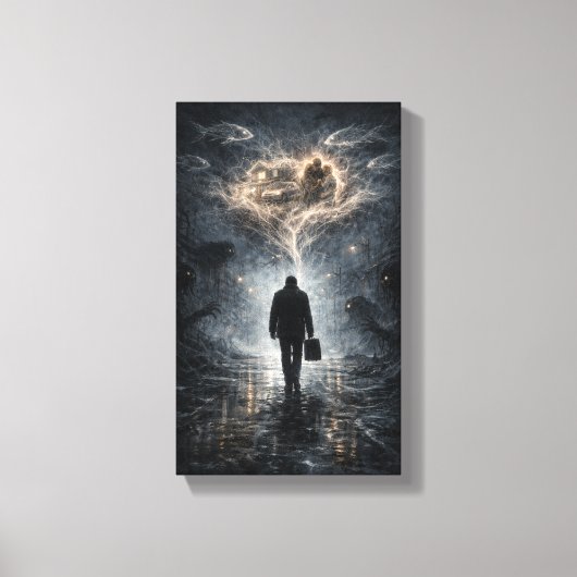 Gewicht van de Droom Canvas Afdruk (Voorkant)
