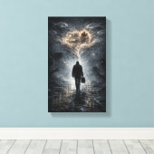 Gewicht van de Droom Canvas Afdruk (Insitu (Houten vloer))