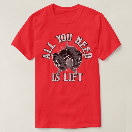 Gewicht van de hefboom t-shirt (Design voorkant)
