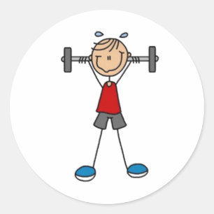 Gewicht van de lichtstekker ronde sticker