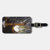 Gewicht van een zwaar en licht hart bagagelabel (Voorkant horizontaal)