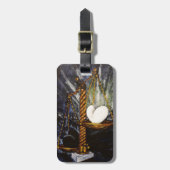 Gewicht van een zwaar en licht hart bagagelabel (Voorkant verticaal)