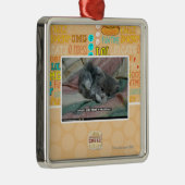 Gewicht van eigen cuteness metalen ornament (Rechts)