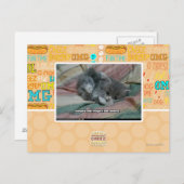 Gewicht van eigen schattigheid briefkaart (Voorkant / Achterkant)