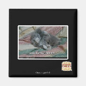 Gewicht van eigen schattigheid magneet (Voorkant)