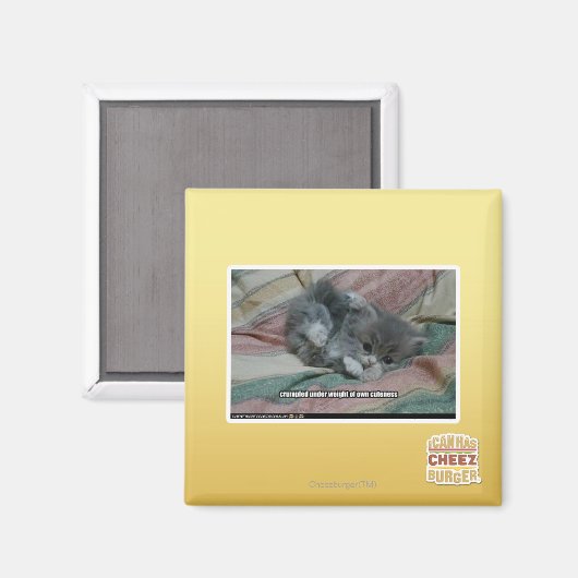 Gewicht van eigen schattigheid magneet (Voorkant / Achterkant)