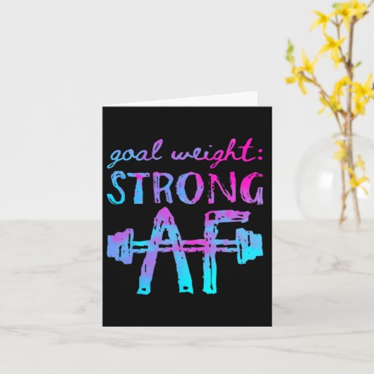 Gewicht van het doel Sterke Af-werkout Motivatie Kaart (Gele Bloem)