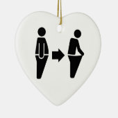 Gewicht van het eetlepel keramisch ornament (Rechts)