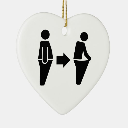 Gewicht van het eetlepel keramisch ornament (Rechts)