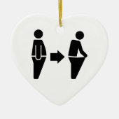 Gewicht van het eetlepel keramisch ornament (Voorkant)