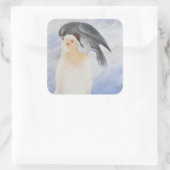 Gewicht verlammend gewicht op mij 2010 vierkante sticker (Tas)