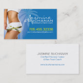 Gewicht verloren bedrijfskaarttemplate visitekaartje (Voorkant / Achterkant)