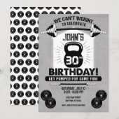 Gewicht Workout Fitness Crossfit 30e verjaardag Kaart (Voorkant / Achterkant)