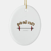 Gewichten - Barbell Keramisch Ornament (Rechts)