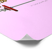 Gewichten - Barbell Poster (Hoek)