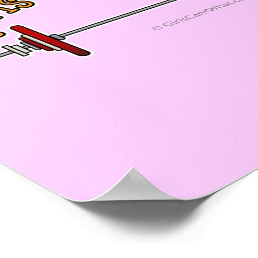 Gewichten - Barbell Poster (Hoek)