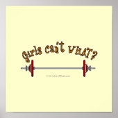 Gewichten - Barbell Poster (Voorkant)