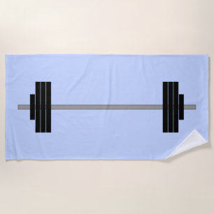 Gewichten Barbell Strandlaken