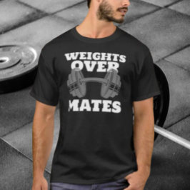 Gewichten over maten: Gym Prioriteiten T-shirt