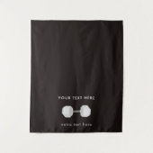 Gewichten Pop Up Winkel Tafel Runner Sign Business Wandkleed (Voorkant)