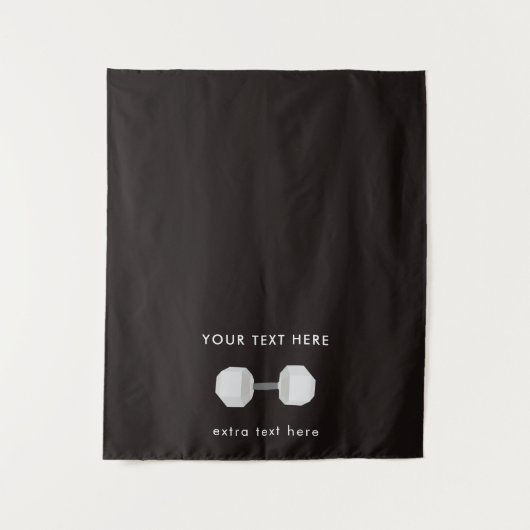 Gewichten Pop Up Winkel Tafel Runner Sign Business Wandkleed (Voorkant)