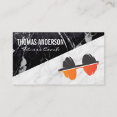 Gewichten sportschool | Fitness Gezondheid Visitekaartje (Voorkant)