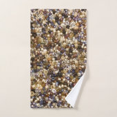 Gewichten van zaadkralen bad handdoek (Handdoek)
