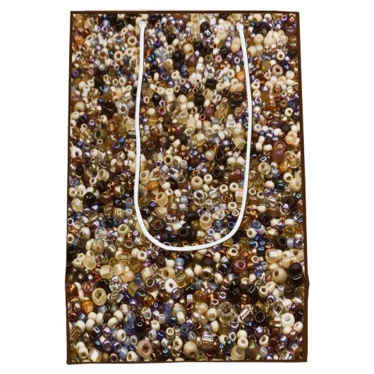 Gewichten van zaadkralen medium cadeauzakje (Achterkant)