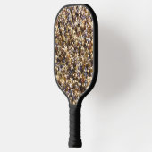 Gewichten van zaadkralen pickleball paddle (Links)