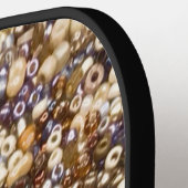 Gewichten van zaadkralen pickleball paddle (Links Detail)