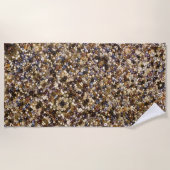 Gewichten van zaadkralen strandlaken (Voorkant)