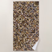 Gewichten van zaadkralen strandlaken (Voorkant)