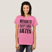 Gewichten voor datums - Shirt voor lifters (Voorkant volledig)