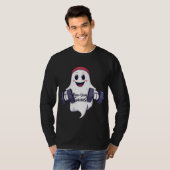 Gewichten voor het heffen van spook t-shirt (Voorkant volledig)
