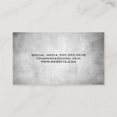 Gewichtenheffer | Gezondheid Fitness | Persoonlijk Visitekaartje (Achterkant)