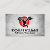 Gewichtenheffer | Gezondheid Fitness | Persoonlijk Visitekaartje (Voorkant)