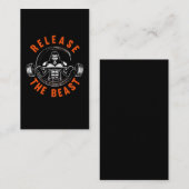 Gewichtfrezen Gorilla Beast Lifting Visitekaartje (Voorkant / Achterkant)