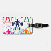 GEWICHTHEFFEN BAGAGELABEL (Voorkant horizontaal)