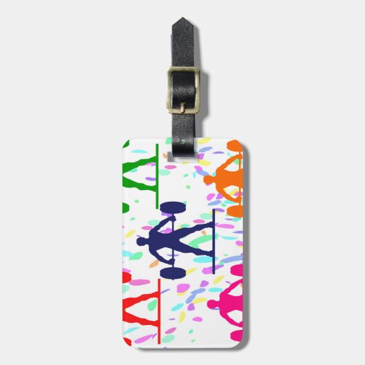 GEWICHTHEFFEN BAGAGELABEL (Voorkant verticaal)