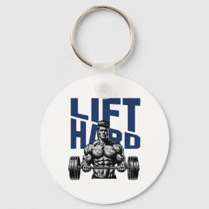 Gewichtheffen Bodybuilding Gym Motivatie Gezegde Sleutelhanger