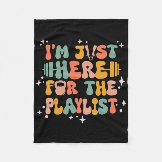 Gewichtheffen Funny Gym Workout Vrouwen Oefening Fleece Deken (Voorkant)