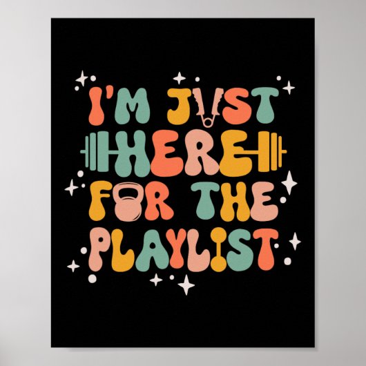 Gewichtheffen Funny Gym Workout Vrouwen Oefening Poster (Voorkant)