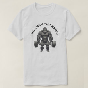 Gewichtheffen Gorilla T-shirt