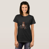 Gewichtheffen Grappig Boxer Hond 6 T-shirt (Voorkant volledig)