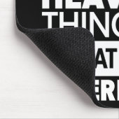 Gewichtheffen - Ik til zware dingen op - Superpowe Muismat (Hoek)