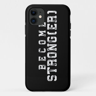 Gewichtheffen inspiratie - sterker worden - Gym iPhone 11 Hoesje